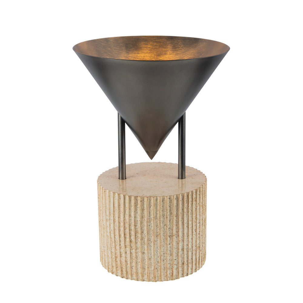 Alora Canada - One Light Table Lamp - Versus - Aged Steel- Union Lighting Luminaires Decor
