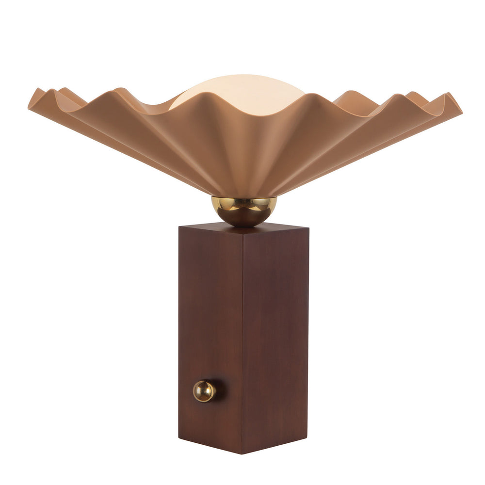 Alora Canada - One Light Table Lamp - Furrow - Peach- Union Lighting Luminaires Decor