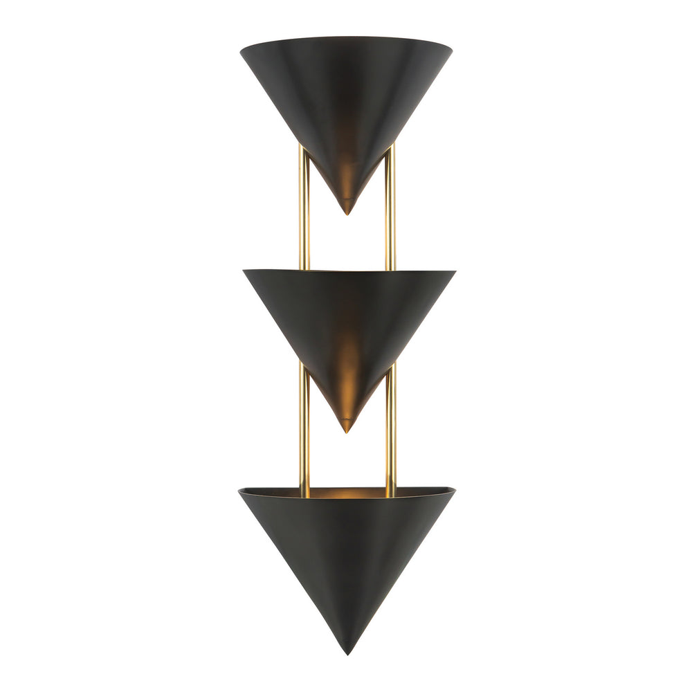 Alora Canada - Three Light Wall Sconce - Versus - Urban Bronze- Union Lighting Luminaires Decor