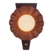 Alora Canada - One Light Wall Sconce - Furrow - Burgundy- Union Lighting Luminaires Decor