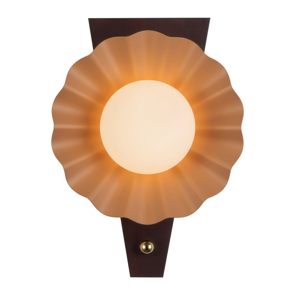 Alora Canada - One Light Wall Sconce - Furrow - Peach- Union Lighting Luminaires Decor