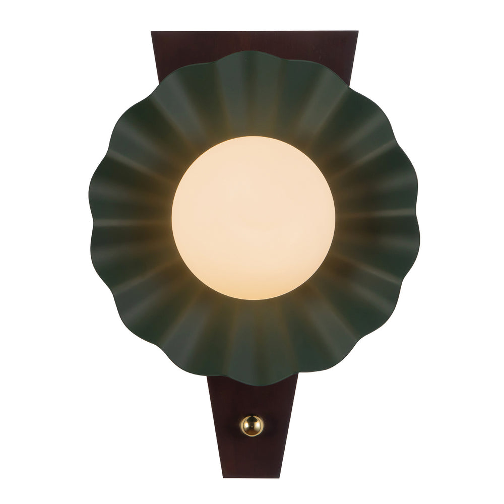 Alora Canada - One Light Wall Sconce - Furrow - Pine Green- Union Lighting Luminaires Decor