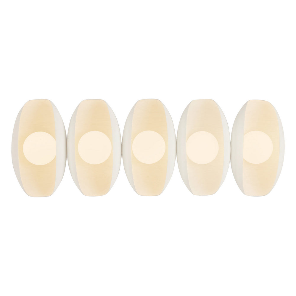 Alora Canada - LED Bathroom Vanity - Cortez - Antique White- Union Lighting Luminaires Decor