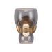 Alora Canada - LED Bathroom Vanity - Sutton - Vintage Brass/Smoked Glass- Union Lighting Luminaires Decor