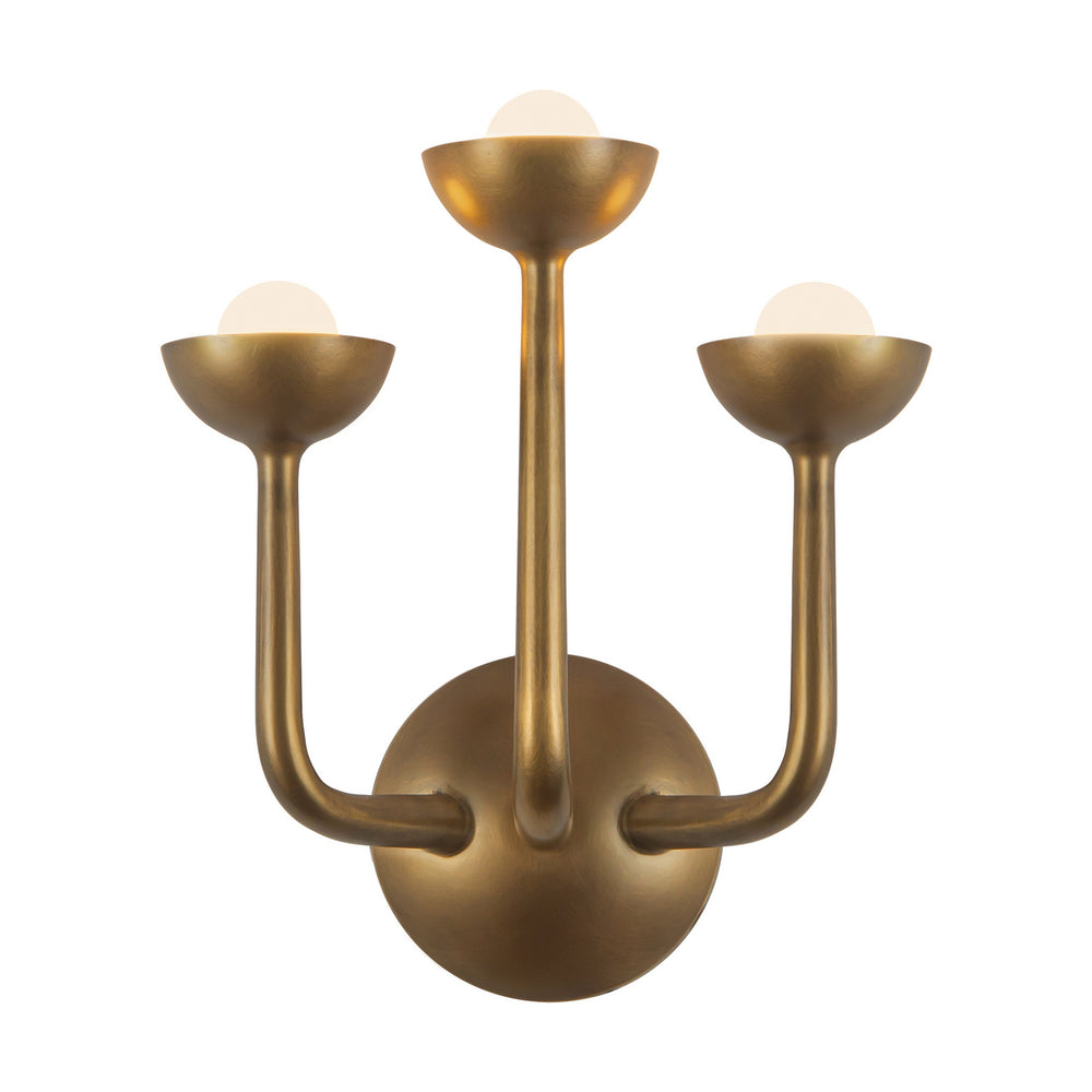 Alora Canada - LED Bathroom Vanity - Spade - Vintage Brass- Union Lighting Luminaires Decor
