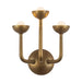 Alora Canada - LED Bathroom Vanity - Spade - Vintage Brass- Union Lighting Luminaires Decor