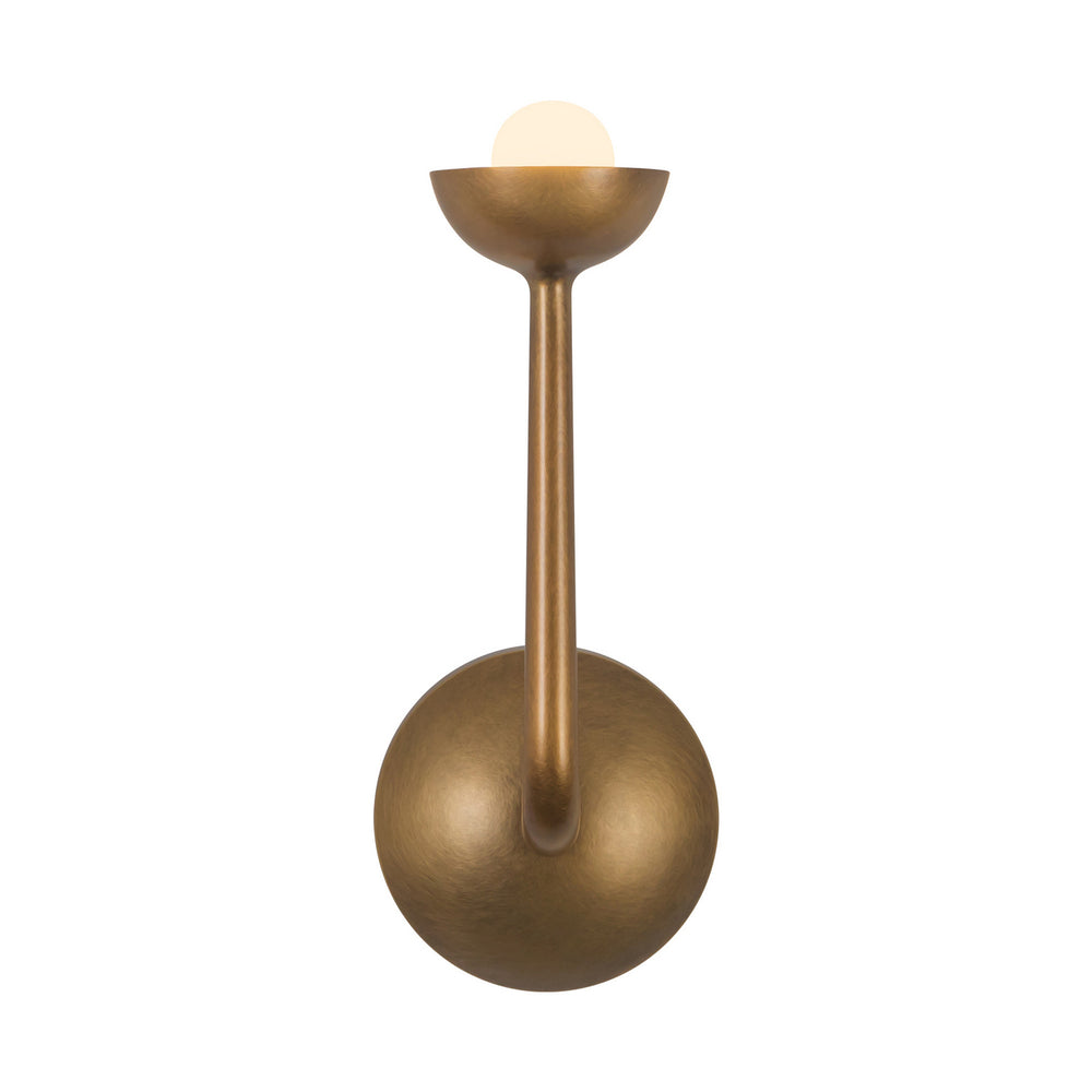 Alora Canada - LED Bathroom Vanity - Spade - Vintage Brass- Union Lighting Luminaires Decor