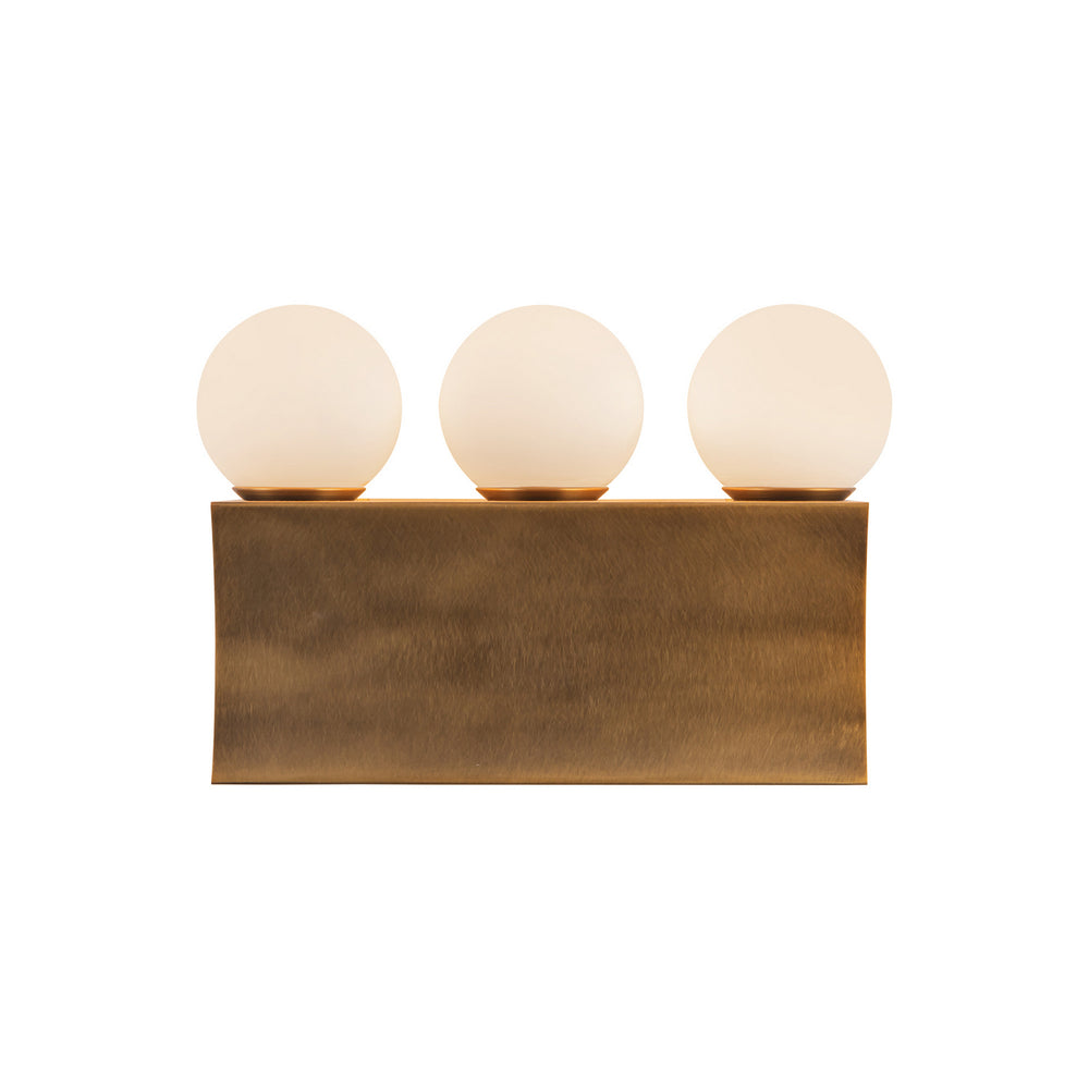 Alora Canada - LED Bathroom Vanity - Sinclair - Vintage Brass- Union Lighting Luminaires Decor