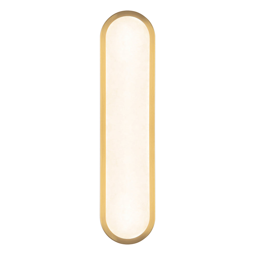 Alora Canada - LED Bathroom Vanity - Evelyn - Brushed Gold/Alabaster- Union Lighting Luminaires Decor