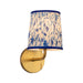 Alora Canada - One Light Bathroom Vanity - Scout - Brushed Gold/Blue Linen- Union Lighting Luminaires Decor