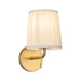Alora Canada - One Light Bathroom Vanity - Scout - Brushed Gold/White Linen- Union Lighting Luminaires Decor