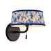 Alora Canada - Two Light Bathroom Vanity - Scout - Matte Black/Blue Linen- Union Lighting Luminaires Decor