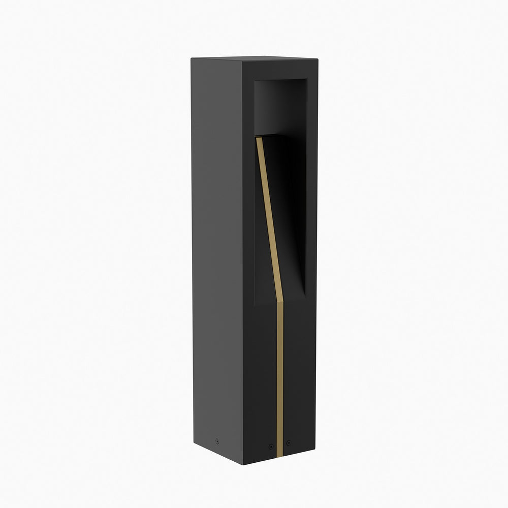 W.A.C. Canada - LED Bollard - Cubical - Black on Aluminum- Union Lighting Luminaires Decor
