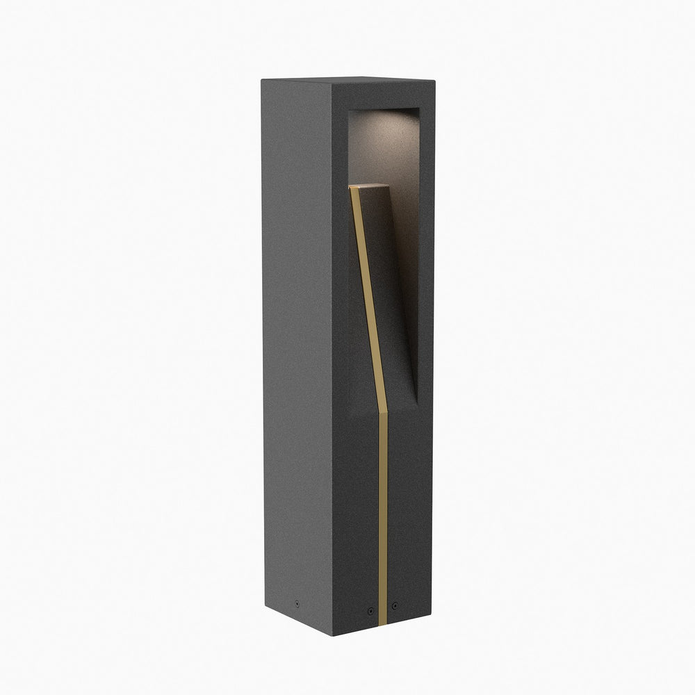 W.A.C. Canada - LED Bollard - Cubical - Granite on Aluminum- Union Lighting Luminaires Decor