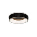 W.A.C. Canada - LED Flush Mount - Ringwall - Black Chrome- Union Lighting Luminaires Decor