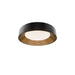 W.A.C. Canada - LED Flush Mount - Gaston - Black/Gold- Union Lighting Luminaires Decor