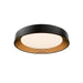 W.A.C. Canada - LED Flush Mount - Gaston - Black/Gold- Union Lighting Luminaires Decor