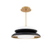 W.A.C. Canada - LED Pendant - Capulet - Black/Gold- Union Lighting Luminaires Decor