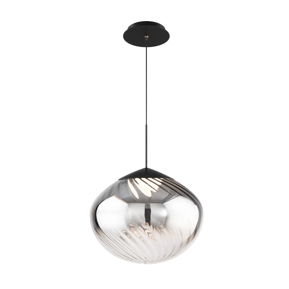 W.A.C. Canada - LED Pendant - Swazey - Black/Smoke Glass- Union Lighting Luminaires Decor