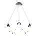 W.A.C. Canada - LED Chandelier - Swathe - Black Chrome- Union Lighting Luminaires Decor