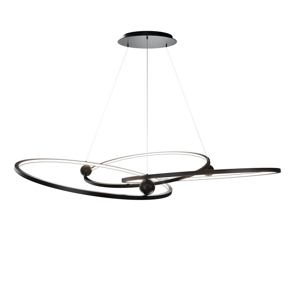 W.A.C. Canada - LED Chandelier - Sidewinder - Black- Union Lighting Luminaires Decor