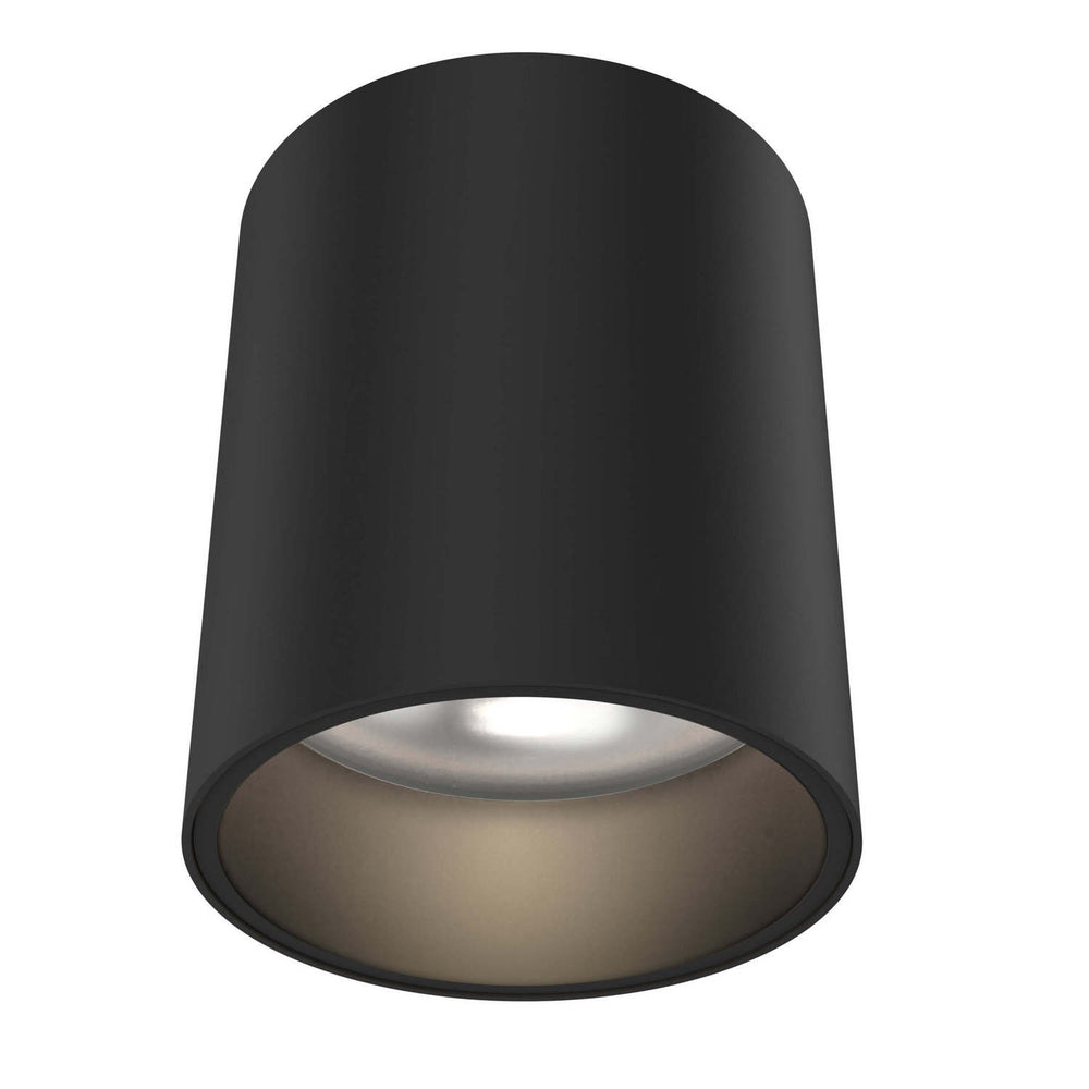 Dals - One Light Flush Mount - Focus - Black- Union Lighting Luminaires Decor