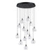 Kendal Canada - LED Pendant Pan - Oriana - Black- Union Lighting Luminaires Decor