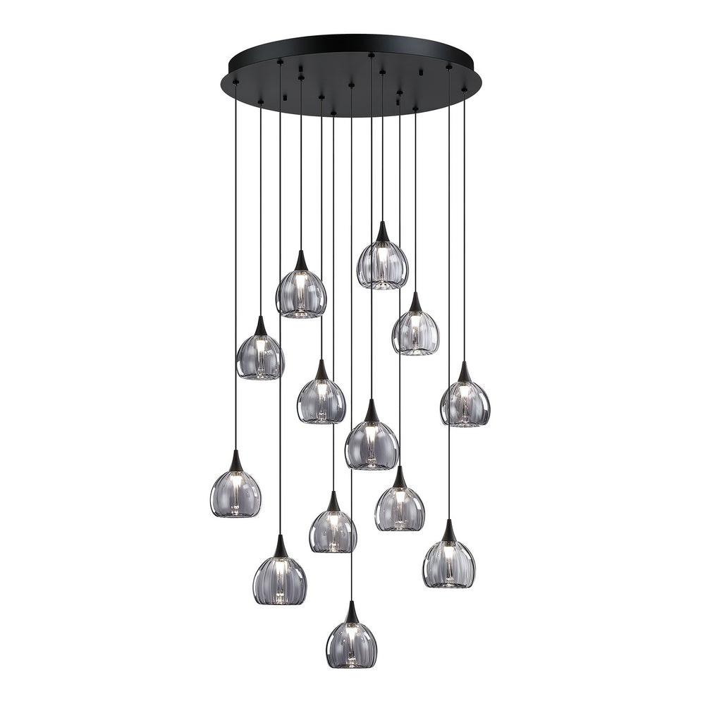 Kendal Canada - LED Pendant Pan - Oriana - Black- Union Lighting Luminaires Decor