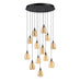 Kendal Canada - LED Pendant Pan - Oriana - Black- Union Lighting Luminaires Decor