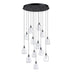 Kendal Canada - LED Pendant Pan - Oriana - Black- Union Lighting Luminaires Decor