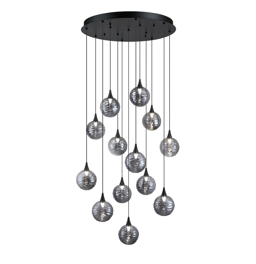 Kendal Canada - LED Pendant Pan - Oriana - Black- Union Lighting Luminaires Decor