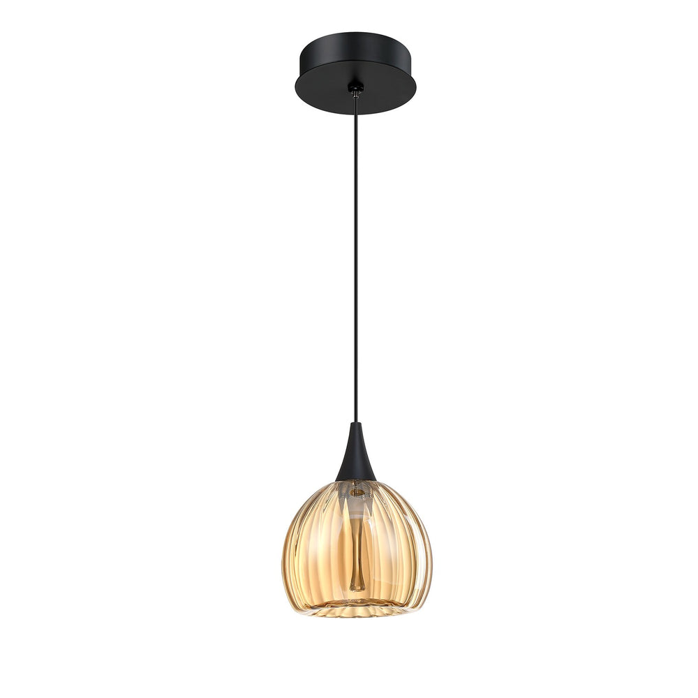 Kendal Canada - LED Pendant - Oriana - Black- Union Lighting Luminaires Decor