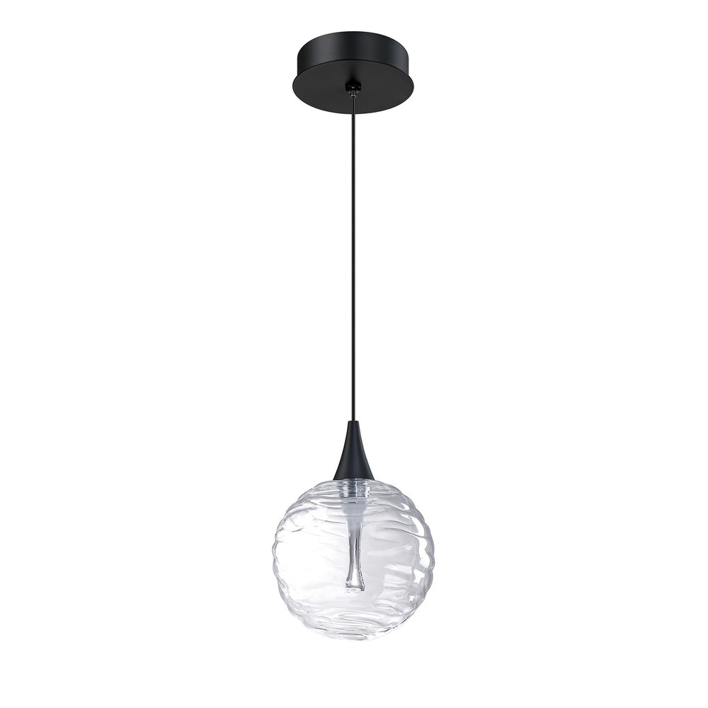 Kendal Canada - LED Pendant - Oriana - Black- Union Lighting Luminaires Decor