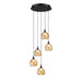 Kendal Canada - LED Pendant Pan - Oriana - Black- Union Lighting Luminaires Decor
