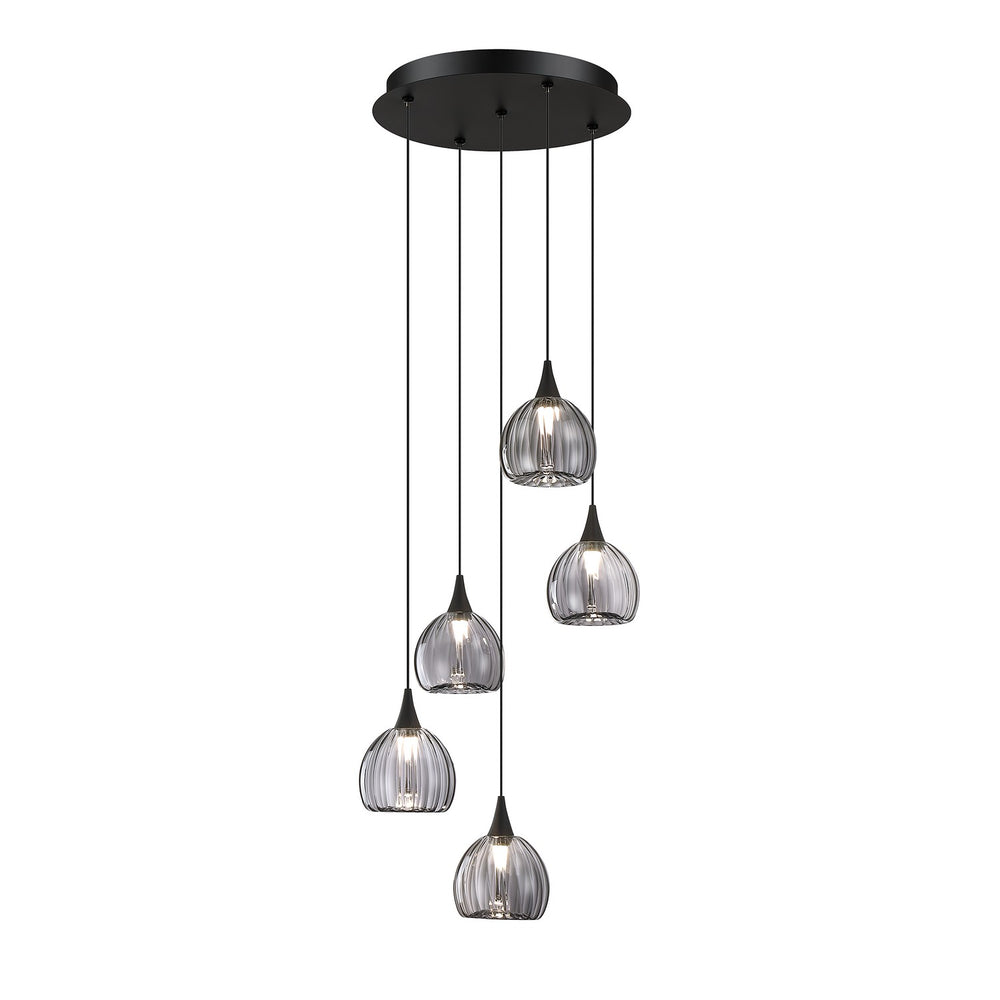 Kendal Canada - LED Pendant Pan - Oriana - Black- Union Lighting Luminaires Decor