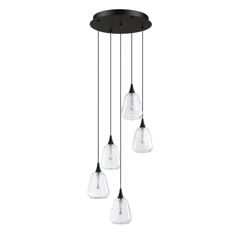 Kendal Canada - LED Pendant Pan - Oriana - Black- Union Lighting Luminaires Decor