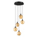 Kendal Canada - LED Pendant Pan - Oriana - Black- Union Lighting Luminaires Decor