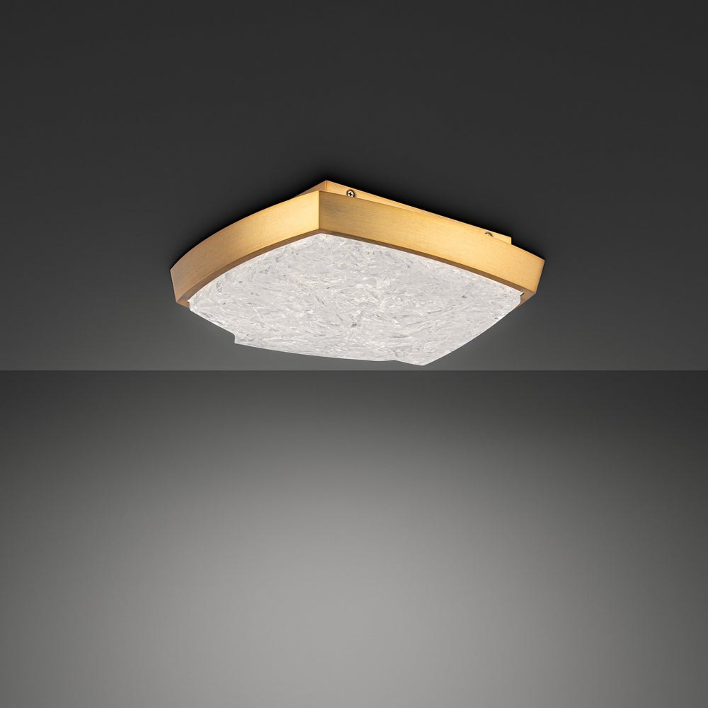 Modern Forms Canada - LED Flush Mount - Kenji - Aged Brass- Union Lighting Luminaires Decor