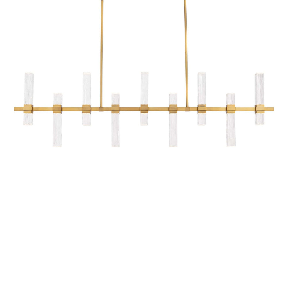 Modern Forms Canada - LED Linear Pendant - Cinaplex - Aged Brass- Union Lighting Luminaires Decor