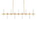 Modern Forms Canada - LED Linear Pendant - Cinaplex - Aged Brass- Union Lighting Luminaires Decor