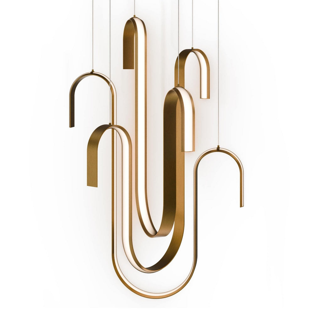 Modern Forms Canada - LED Pendant - Seahorse - Aged Brass- Union Lighting Luminaires Decor