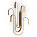 Modern Forms Canada - LED Pendant - Seahorse - Aged Brass- Union Lighting Luminaires Decor