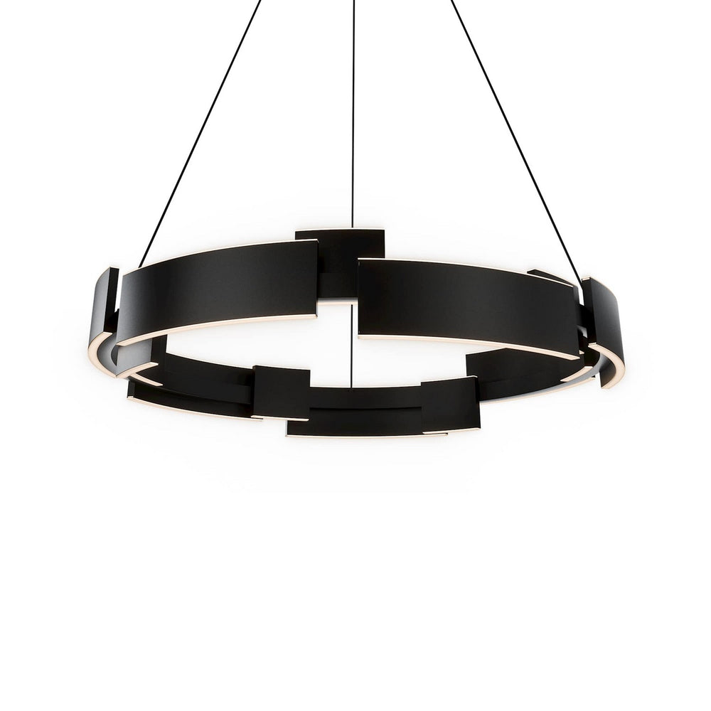 Modern Forms Canada - LED Pendant Chandelier - Keefe - Black- Union Lighting Luminaires Decor
