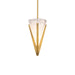 Modern Forms Canada - LED Mini Pendant - Kiernan - Aged Brass- Union Lighting Luminaires Decor
