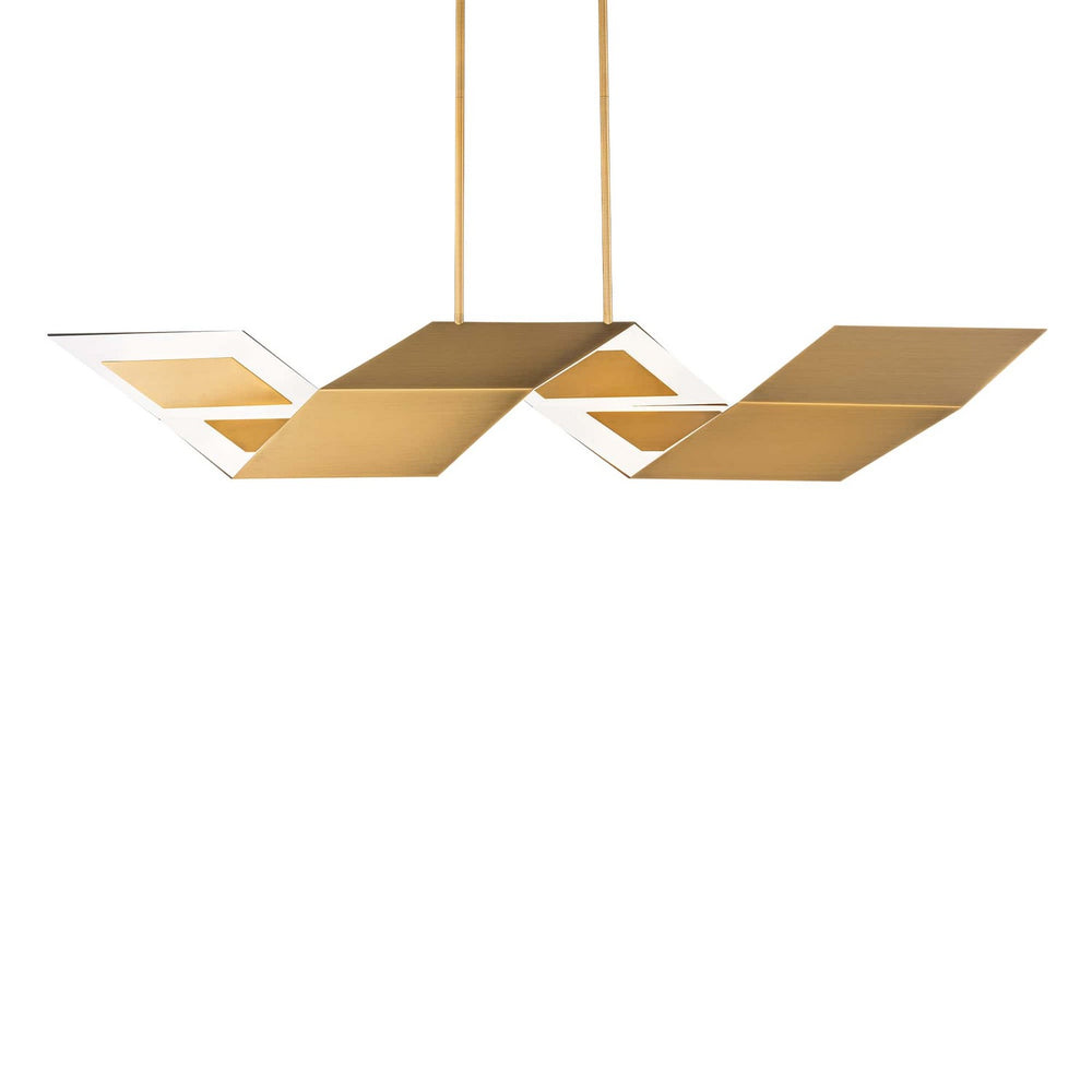 Modern Forms Canada - LED Linear Pendant - Lyris - Aged Brass- Union Lighting Luminaires Decor