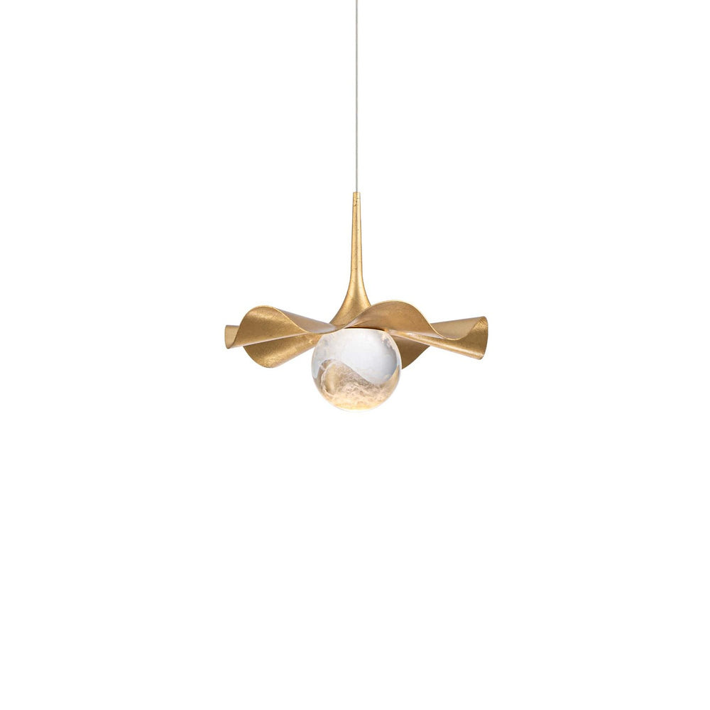 Modern Forms Canada - LED Mini Pendant - Brimm - Gold Leaf/Aged Brass- Union Lighting Luminaires Decor