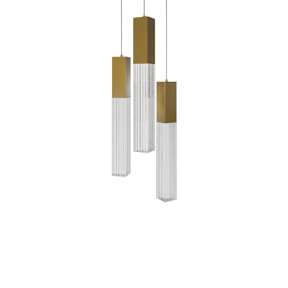 Modern Forms Canada - LED Pendant - Cinema - Aged Brass- Union Lighting Luminaires Decor