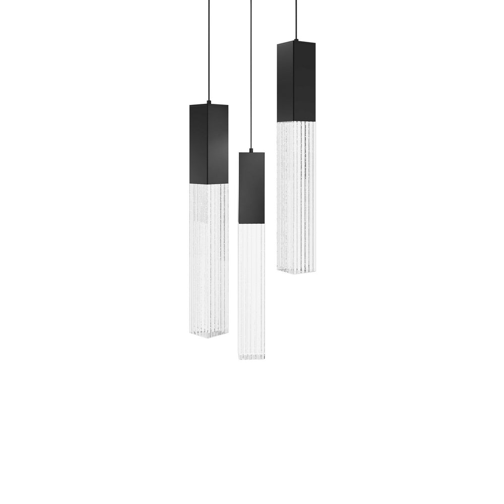 Modern Forms Canada - LED Pendant - Cinema - Black- Union Lighting Luminaires Decor