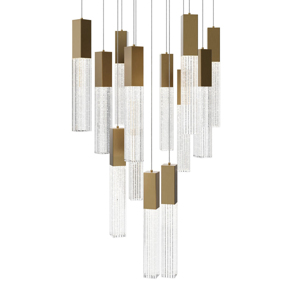 Modern Forms Canada - LED Pendant - Cinema - Aged Brass- Union Lighting Luminaires Decor