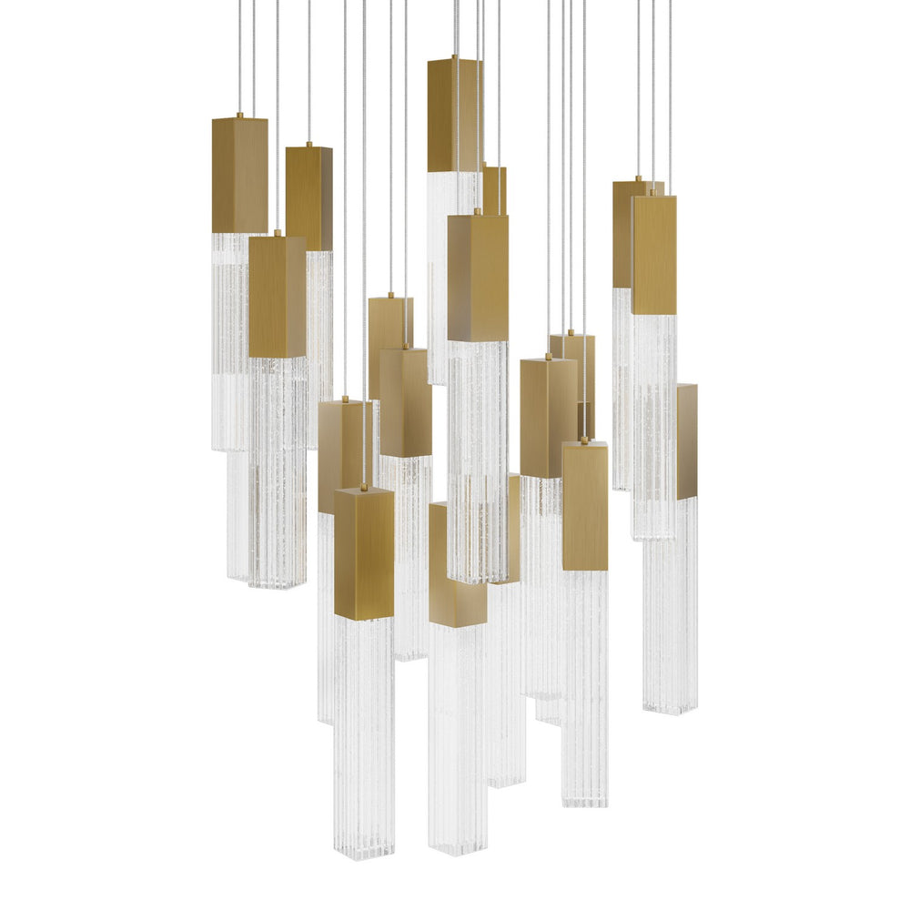 Modern Forms Canada - LED Pendant - Cinema - Aged Brass- Union Lighting Luminaires Decor